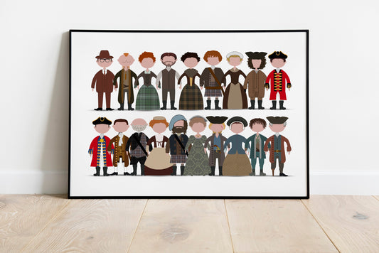 Outlander Character Print - Ultimate Edition